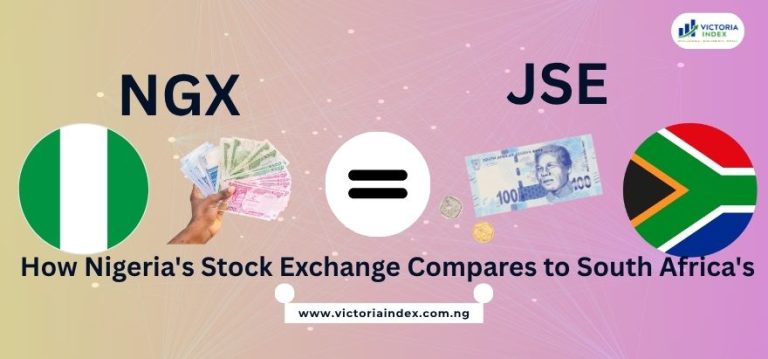 featured image for the financial blog titled, "NGX vs. JSE: How Nigeria's Stock Exchange Compares to South Africa's", by VictoriaIndex